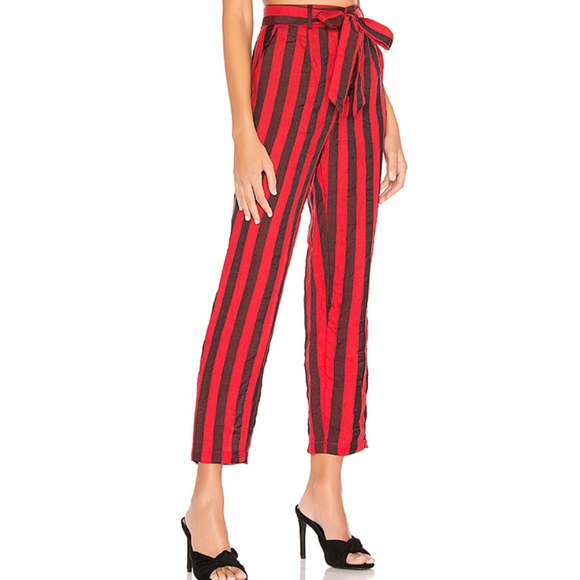 LAcadamie revolve the Jerome pant red black stripe - Picture 8 of 8